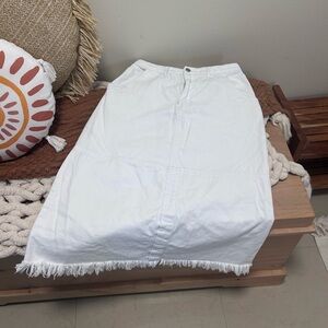 White Jean Skirt🤍